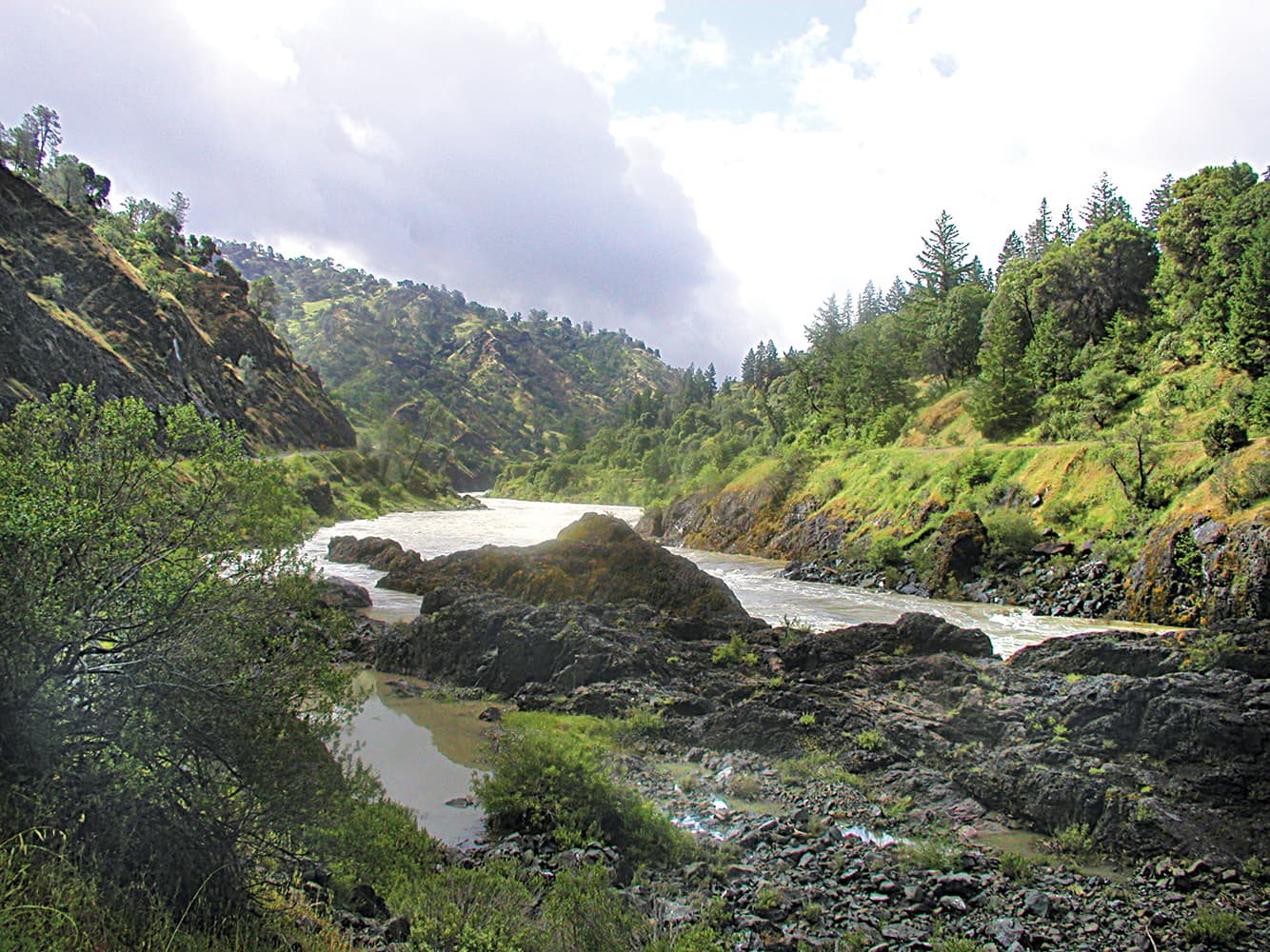 Driving to Interstate 5 Through the Mendocino National Forest